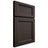 Shiloh Cabinetry Full Overlay Greensboro White Oak Quarter Sawn Morel Door