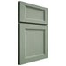 Shiloh Cabinetry Full Overlay Greensboro White Oak Quarter Sawn Moss Door