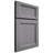 Shiloh Cabinetry Full Overlay Greensboro White Oak Quarter Sawn Sterling Door