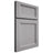 Shiloh Cabinetry Full Overlay Greensboro White Oak Quarter Sawn Stratus Door