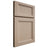 Shiloh Cabinetry Full Overlay Greensboro White Oak Quarter Sawn Straw Door