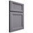 Shiloh Cabinetry Full Overlay Greensboro White Oak Rift Cut Cadet Door