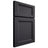 Shiloh Cabinetry Full Overlay Greensboro White Oak Rift Cut Harbor Door