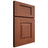Shiloh Cabinetry Full Overlay Hamlin Alder Plain Cut Sierra Door