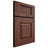 Shiloh Cabinetry Full Overlay Hamlin Cherry Plain Cut Bourbon Door