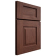 Shiloh Cabinetry Full Overlay Hamlin Cherry Plain Cut Bourbon Door