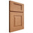 Shiloh Cabinetry Full Overlay Hamlin Cherry Plain Cut Natural Door
