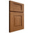 Shiloh Cabinetry Full Overlay Hamlin Hickory Plain Cut Chestnut Door
