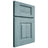 Shiloh Cabinetry Full Overlay Hamlin Hickory Plain Cut Sky Door