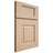 Shiloh Cabinetry Full Overlay Hamlin Maple Plain Cut Natural Door