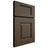 Shiloh Cabinetry Full Overlay Hamlin Maple Plain Cut Perfect Brown Door