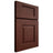 Shiloh Cabinetry Full Overlay Hamlin Maple Plain Cut Sable Door