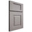 Shiloh Cabinetry Full Overlay Hamlin Paintable Dovetail Gray Door