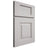 Shiloh Cabinetry Full Overlay Hamlin Paintable Mindful Gray Door