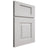 Shiloh Cabinetry Full Overlay Hamlin Paintable Repose Gray Door