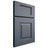 Shiloh Cabinetry Full Overlay Hamlin Paintable Slate Tile Door