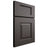 Shiloh Cabinetry Full Overlay Hamlin Paintable Urbane Bronze Door