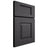 Shiloh Cabinetry Full Overlay Hamlin Poplar Plain Cut Cadet Door