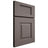 Shiloh Cabinetry Full Overlay Hamlin Poplar Plain Cut Heatherstone Door