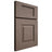 Shiloh Cabinetry Full Overlay Hamlin Poplar Plain Cut River Rock Door