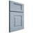 Shiloh Cabinetry Full Overlay Hamlin Poplar Plain Cut Sky Door