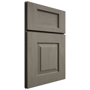 Shiloh Cabinetry Full Overlay Hamlin Poplar Plain Cut Thyme Door