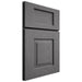 Shiloh Cabinetry Full Overlay Hamlin Red Oak Plain Cut Cadet Door