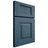 Shiloh Cabinetry Full Overlay Hamlin Red Oak Plain Cut Hudson Door