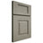 Shiloh Cabinetry Full Overlay Hamlin Red Oak Plain Cut Thyme Door