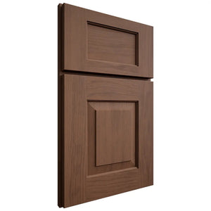 Shiloh Cabinetry Full Overlay Hamlin Walnut Plain Cut Natural Door