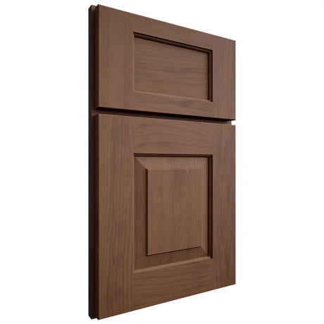 Shiloh Cabinetry Full Overlay Hamlin Walnut Plain Cut Natural Door