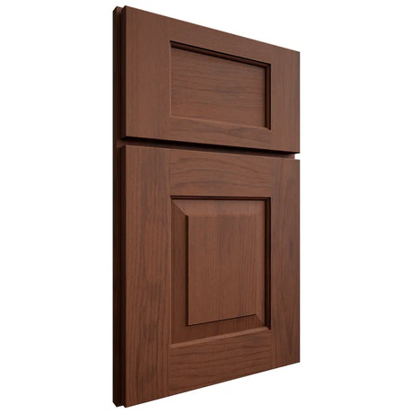 Shiloh Cabinetry Full Overlay Hamlin Walnut Plain Cut Rye Door