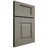 Shiloh Cabinetry Full Overlay Hamlin Walnut Plain Cut Thyme Door