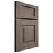 Shiloh Cabinetry Full Overlay Hamlin White Oak Plain Cut Clay Door