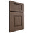 Shiloh Cabinetry Full Overlay Hamlin White Oak Plain Cut Mineral Door