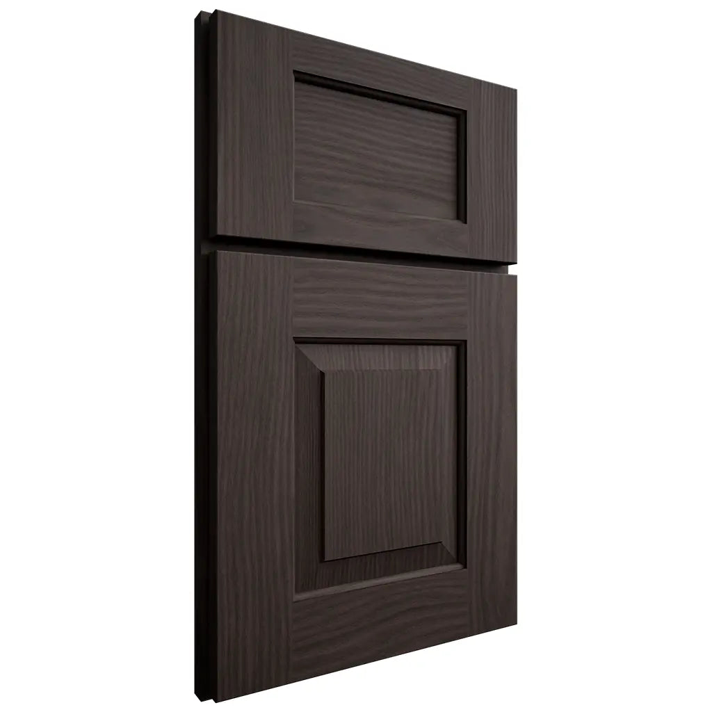 Shiloh Cabinetry Full Overlay Hamlin White Oak Plain Cut Morel Door