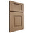 Shiloh Cabinetry Full Overlay Hamlin White Oak Plain Cut Natural Door