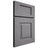 Shiloh Cabinetry Full Overlay Hamlin White Oak Plain Cut Sterling Door
