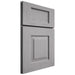 Shiloh Cabinetry Full Overlay Hamlin White Oak Plain Cut Stratus Door