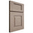 Shiloh Cabinetry Full Overlay Hamlin White Oak Plain Cut Whitewash Door