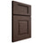 Shiloh Cabinetry Full Overlay Hamlin White Oak Quarter Sawn Dusk Door