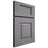 Shiloh Cabinetry Full Overlay Hamlin White Oak Quarter Sawn Sterling Door