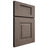 Shiloh Cabinetry Full Overlay Hamlin White Oak Rift Cut Clay Door