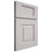Shiloh Cabinetry Full Overlay Hamlin White Oak Rift Cut Cotton Door