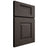 Shiloh Cabinetry Full Overlay Hamlin White Oak Rift Cut Creekside Door