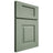 Shiloh Cabinetry Full Overlay Hamlin White Oak Rift Cut Moss Door