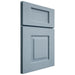 Shiloh Cabinetry Full Overlay Hamlin White Oak Rift Cut Sky Door