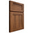 Shiloh Cabinetry Full Overlay Hanover Hickory Plain Cut Burnt Sugar Door