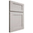 Shiloh Cabinetry Full Overlay Hanover Paintable Amazing Gray Door