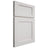 Shiloh Cabinetry Full Overlay Hanover Paintable Soft White Door